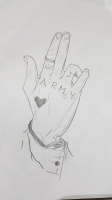 army drawing bts