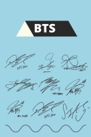 autograph of bts