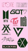 blackpink and bts logo