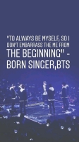 born singer bts lyrics