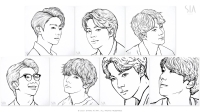 bts all members sketch