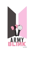 bts and blackpink logo wallpaper