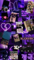 bts and blackpink logo wallpaper