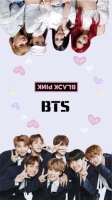 bts and blackpink logo wallpaper