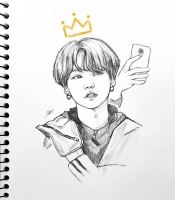 bts anime drawings