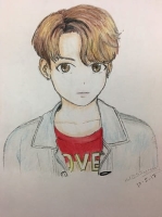 bts anime sketch