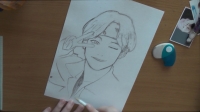 bts anime sketch