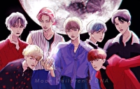 bts anime wallpaper hd