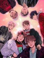 bts anime wallpaper hd