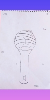 bts army bomb drawing