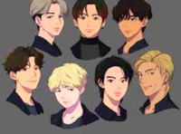 bts as anime characters