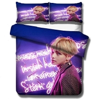 bts bed sheets