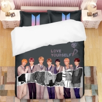 bts bed sheets