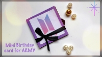 bts birthday card