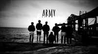 bts black and white wallpaper