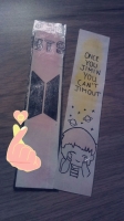 bts bookmarks handmade