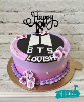 bts cake design new logo