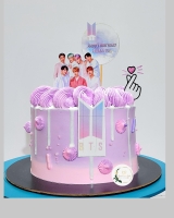 bts cake design new logo