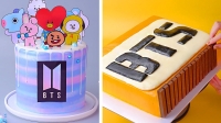 bts cake design new logo