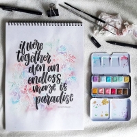 bts calligraphy quotes