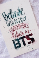 bts calligraphy