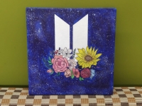 bts canvas painting