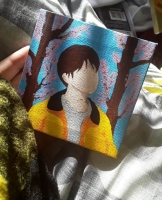 bts canvas painting