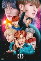 bts cartoon wallpaper hd