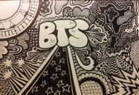 bts doodle art