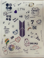 bts doodle art