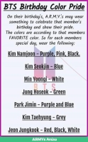 bts favorite colors