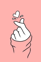 bts finger heart wallpaper