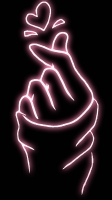 bts finger heart wallpaper