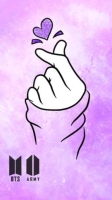 bts finger heart wallpaper