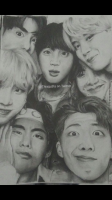 bts group drawing