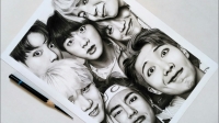 bts group drawing