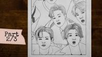 bts group sketch