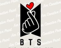 bts heart logo