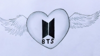 bts heart logo