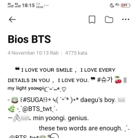 bts instagram bio ideas