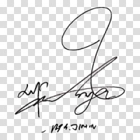 bts jimin signature