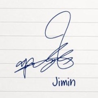 bts jimin signature