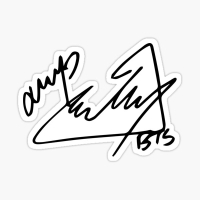bts jimin signature