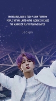 bts jin quotes