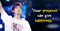 bts jin quotes