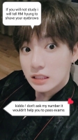 bts jk phone number