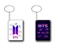 bts logo keychain