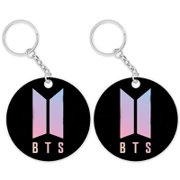 bts logo keychain