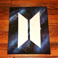 bts logo painting