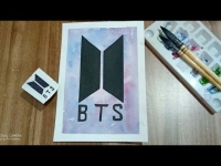 bts logo painting